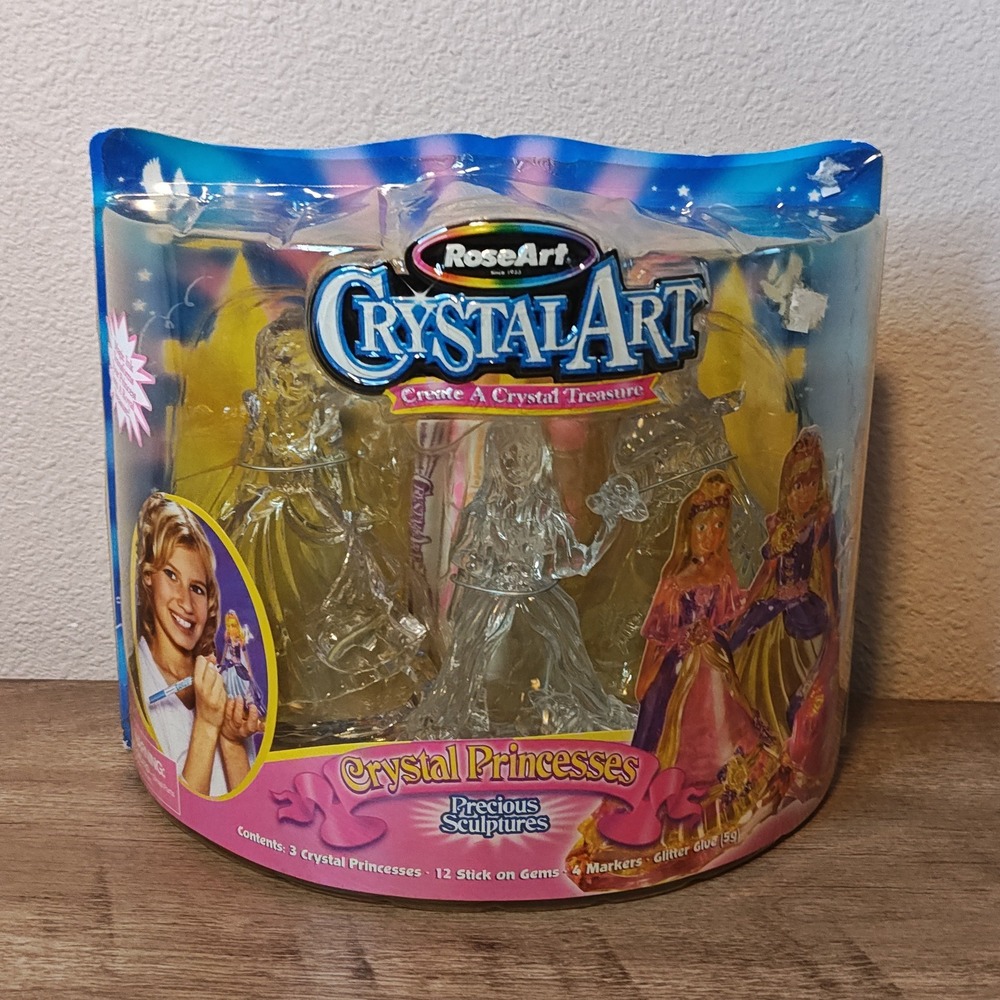 RoseArt Crystal Art Precious Sculptures Multi Princess Craft Kit 5619